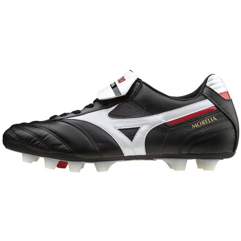 Mens Mizuno Morelia II Made in Japan Soccer Cleats Black/White Philippines (EJVRNT201)